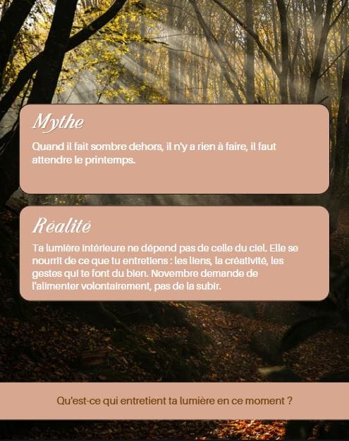 Exemple Calme Novembre