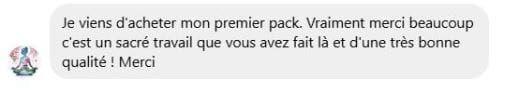 Avis après un premier achat