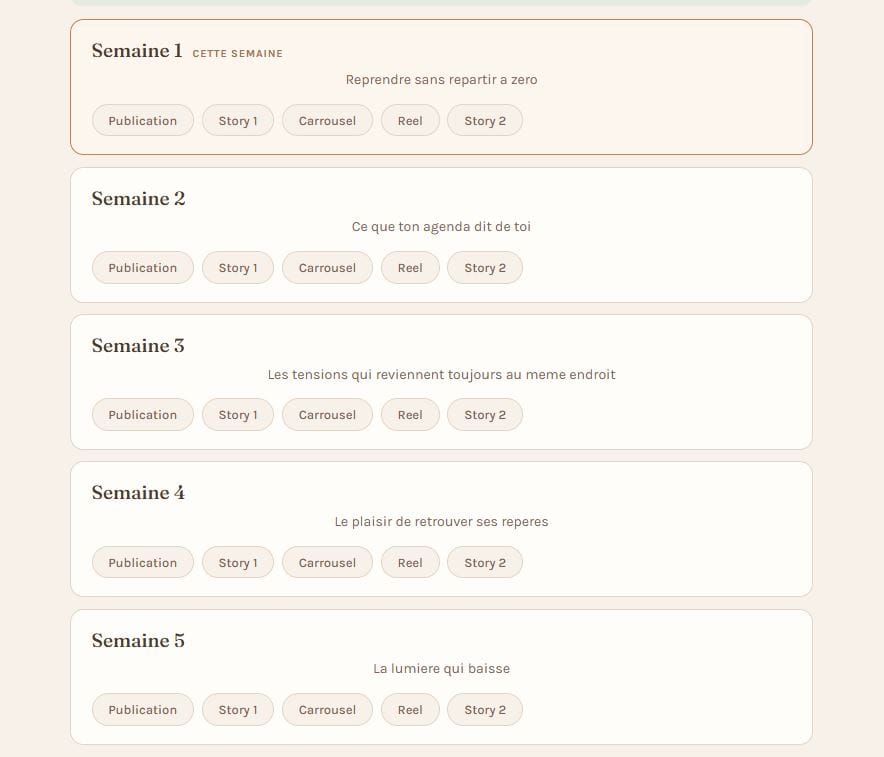 Ton calendrier éditorial interactif