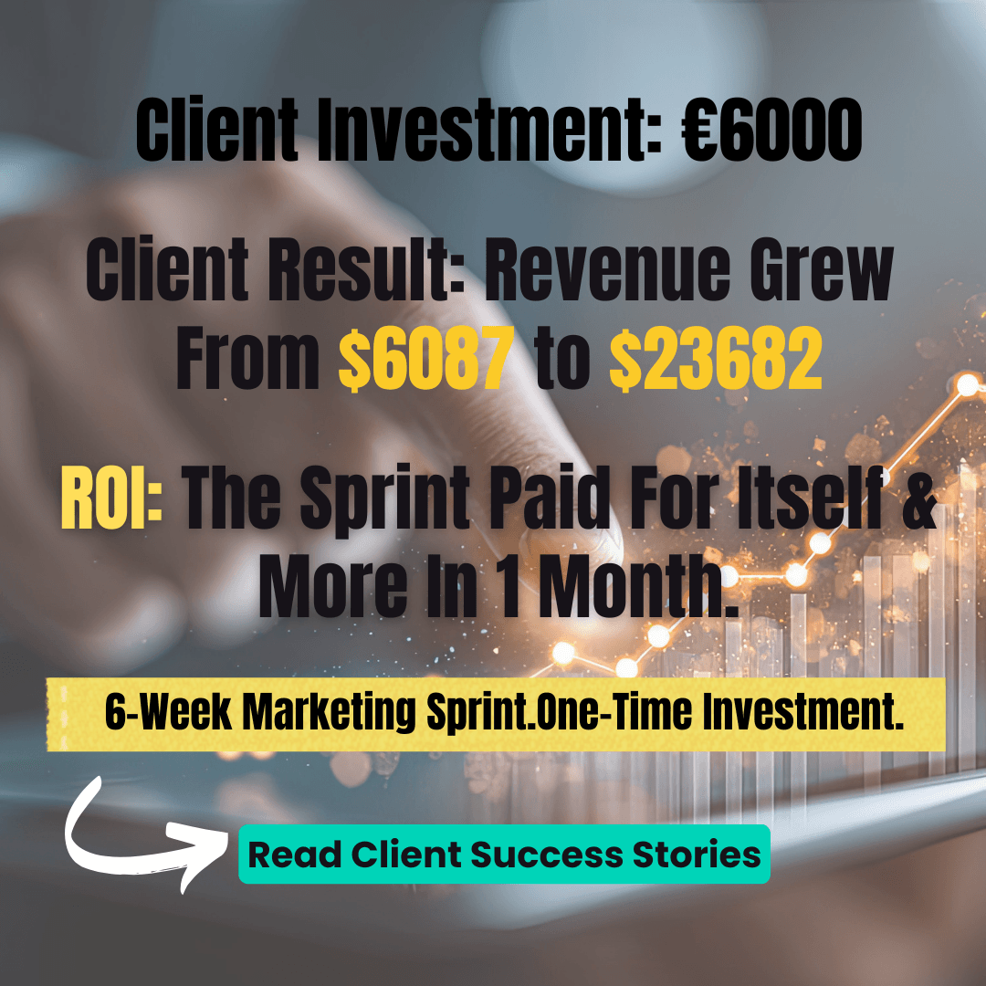 small business marketing 6 week sprint client results