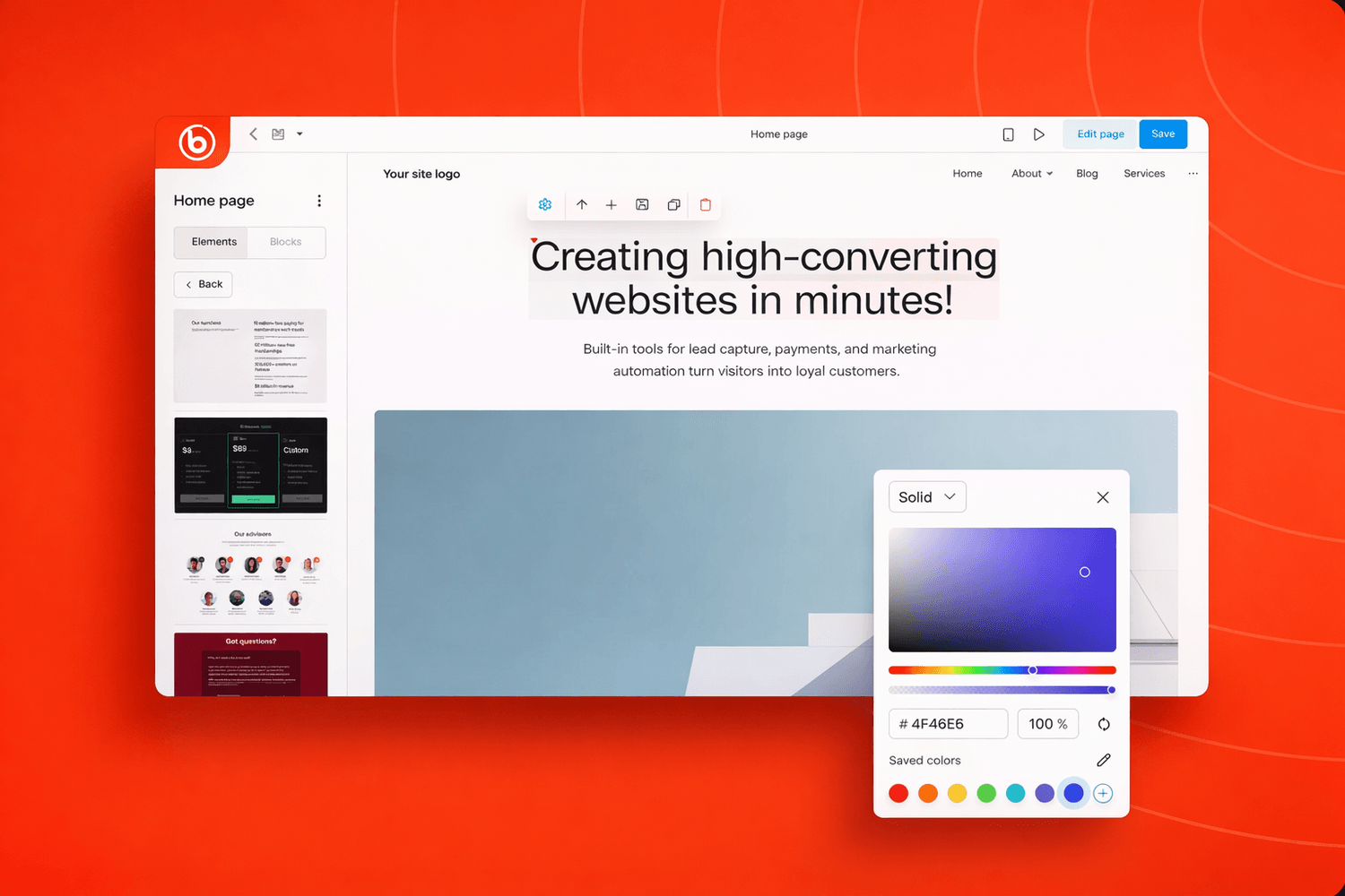 Buyrflo website editor