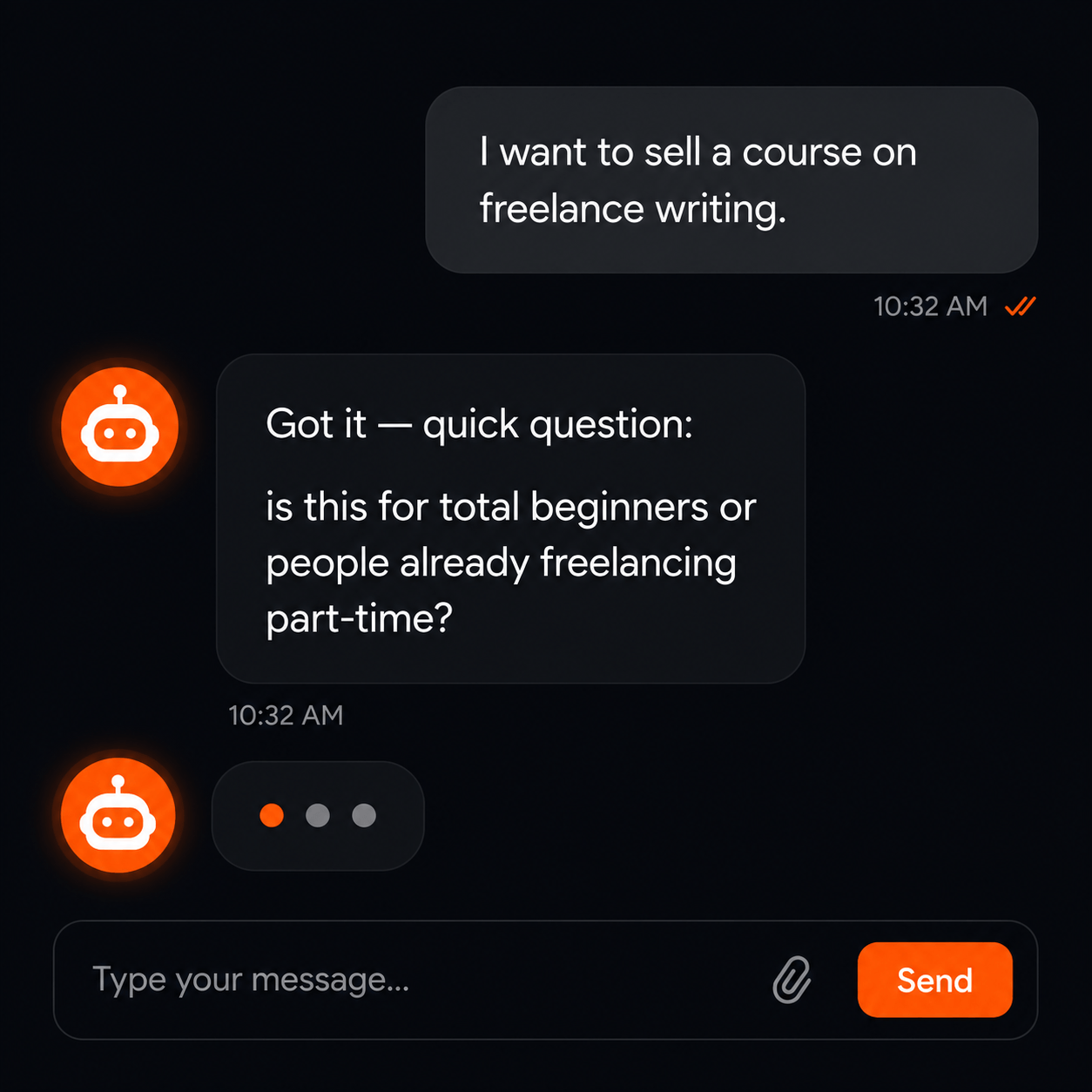 Buyrflo AI co-builder chat interface