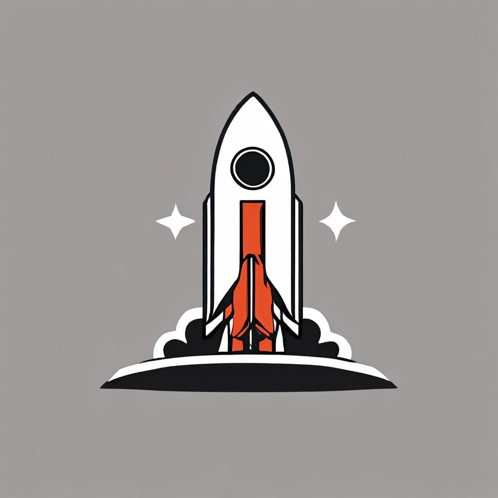 rocket launch icon