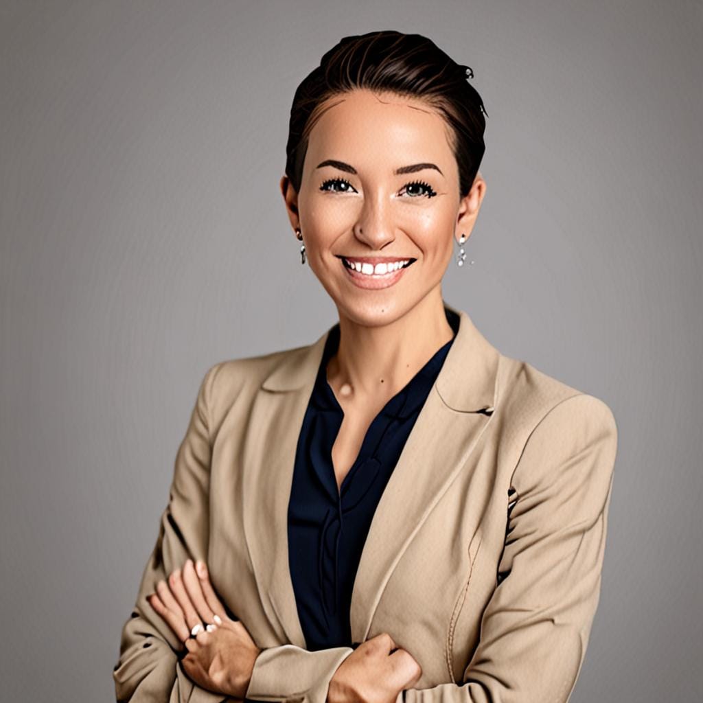 smiling entrepreneur portrait