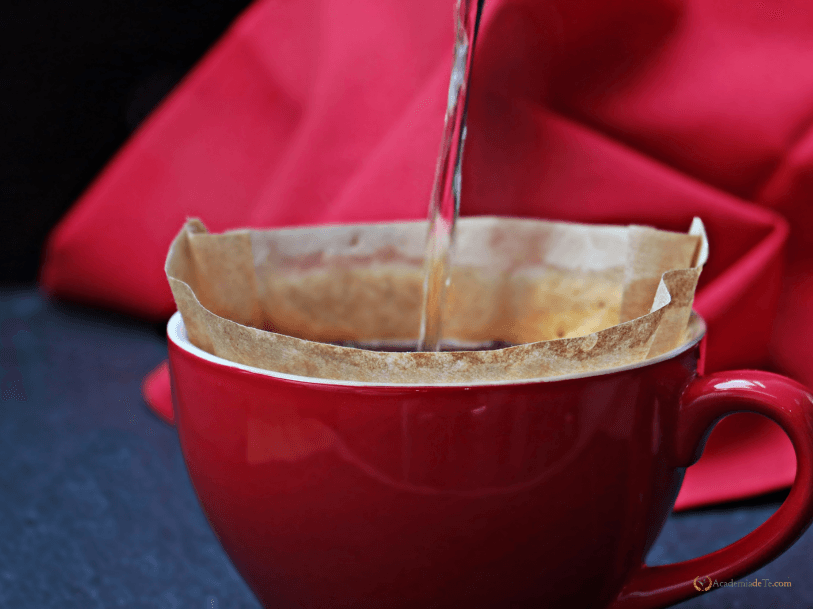 filtro de té amplio
