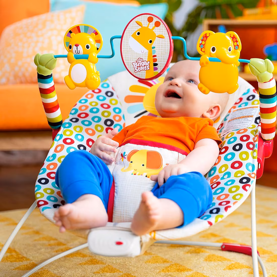 Lightweight and easy to carry. Bright Starts Baby Bouncer Seat was my Favorite!