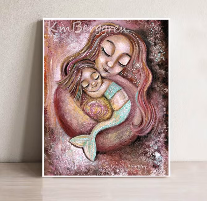 KM Berggren Painting - Sharing Silence