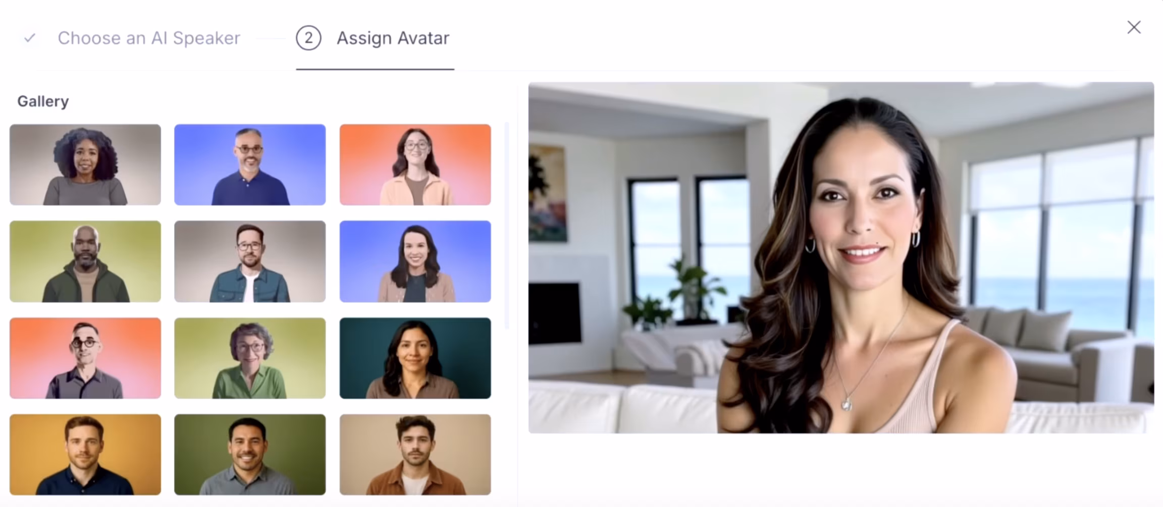 Assign avatar or create your own