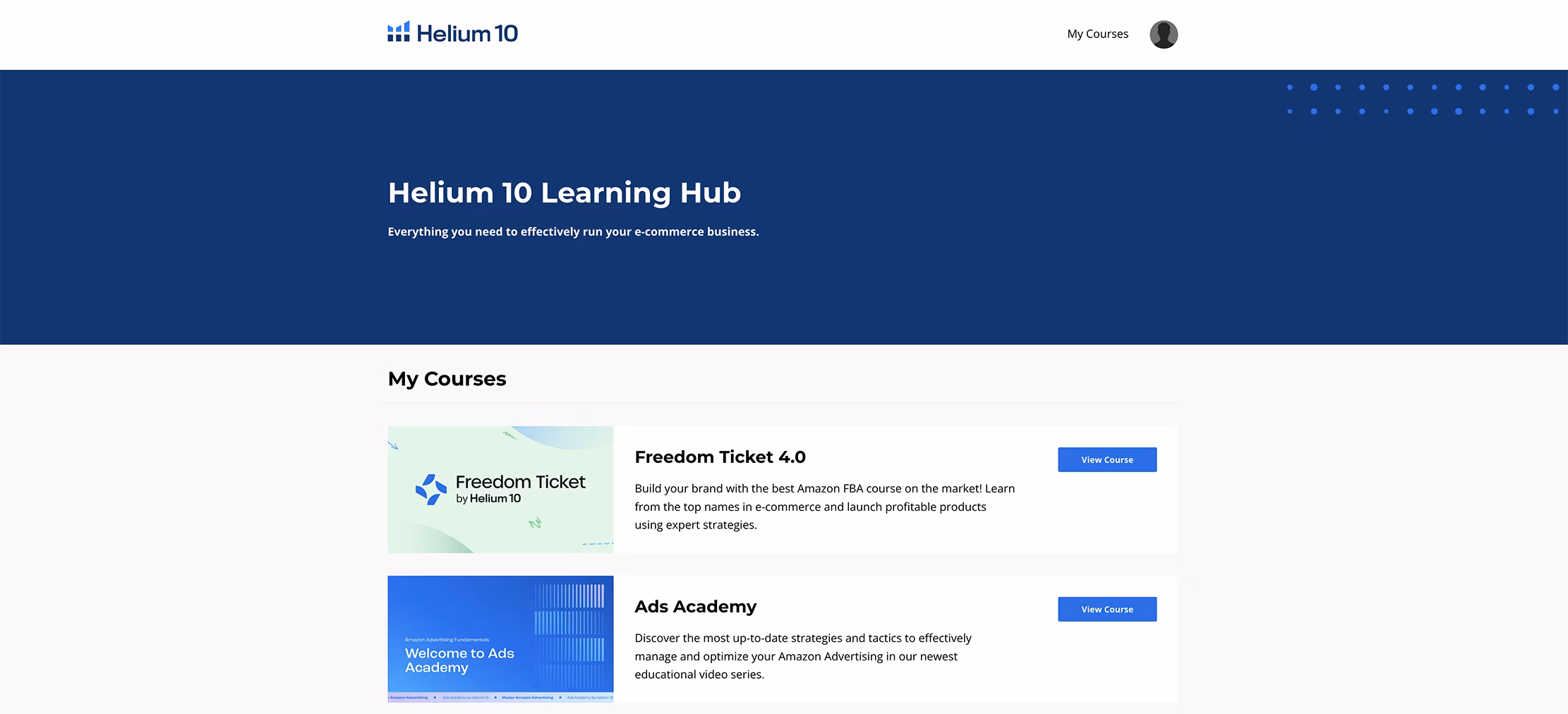 Helium 10 Learning Hub