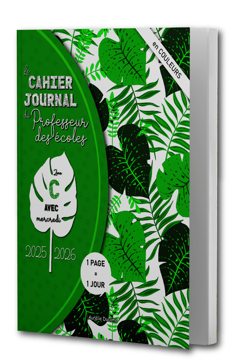 Cahier Journal zone A avec Mercredi en Couleurs