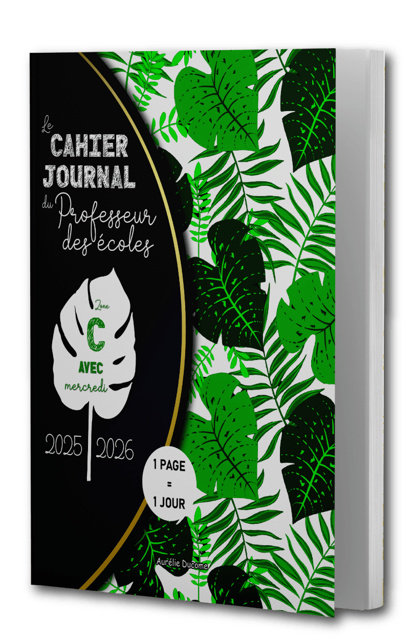 Cahier Journal zone A avec Mercredi en Couleurs