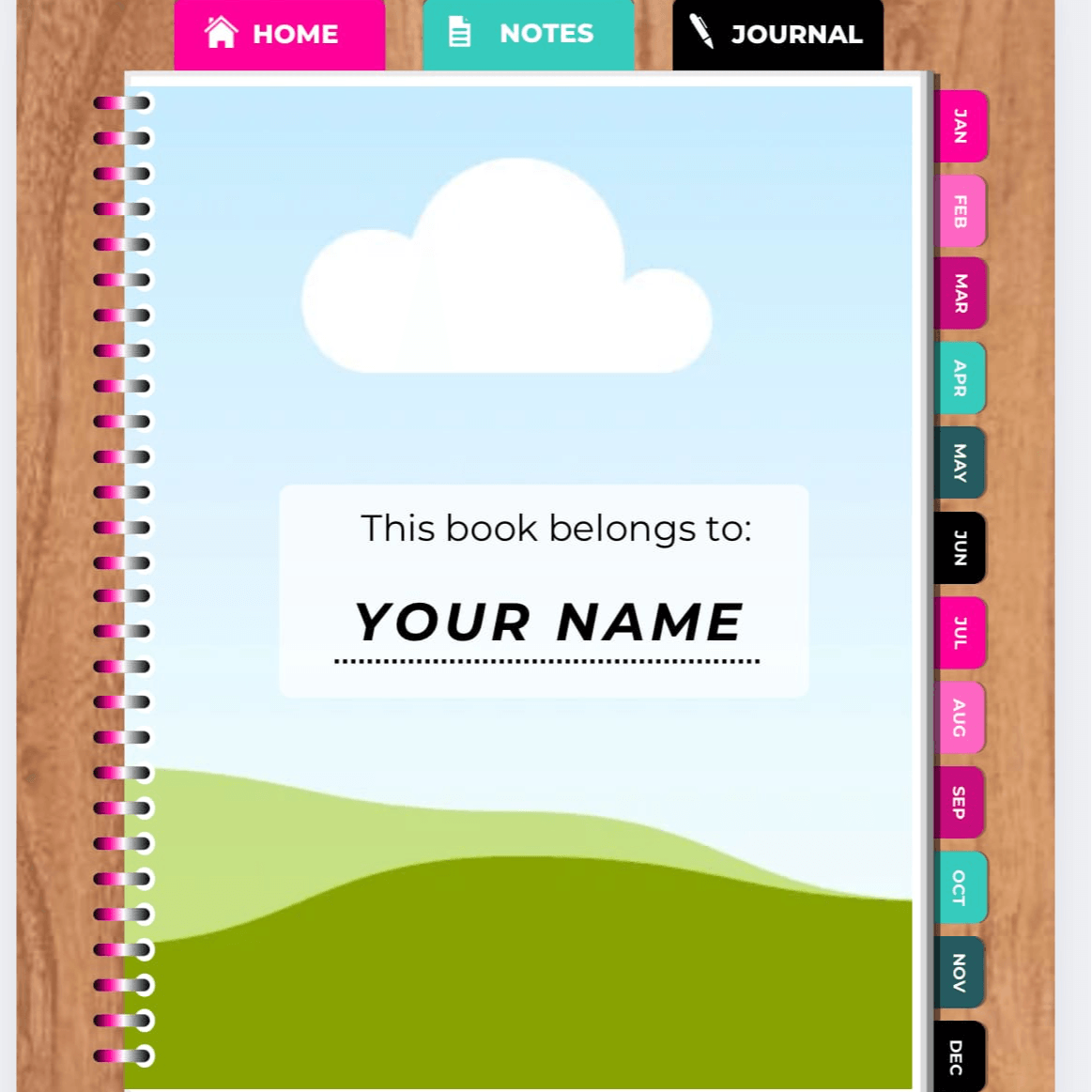 Digital Planner Template $17
