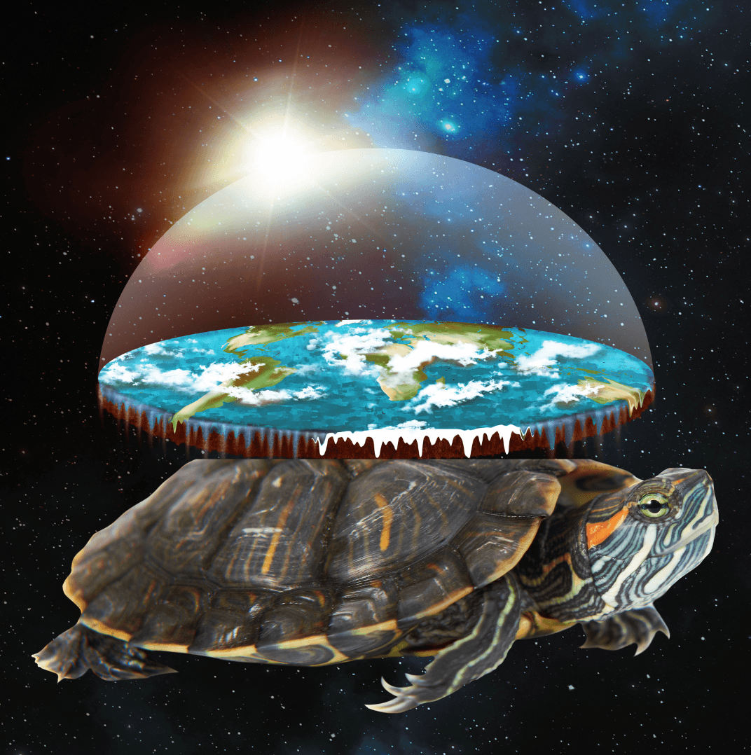 Build a world - Disc on a turtle