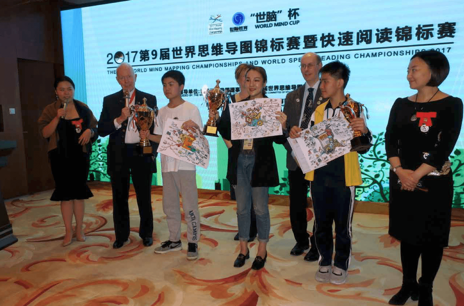 World Mind Mapping Championship awards ceremony