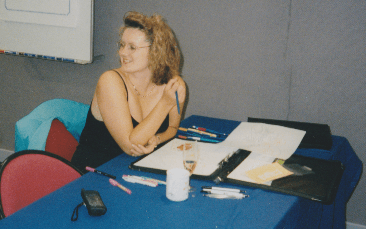 Elaine Colliar in an early Championship