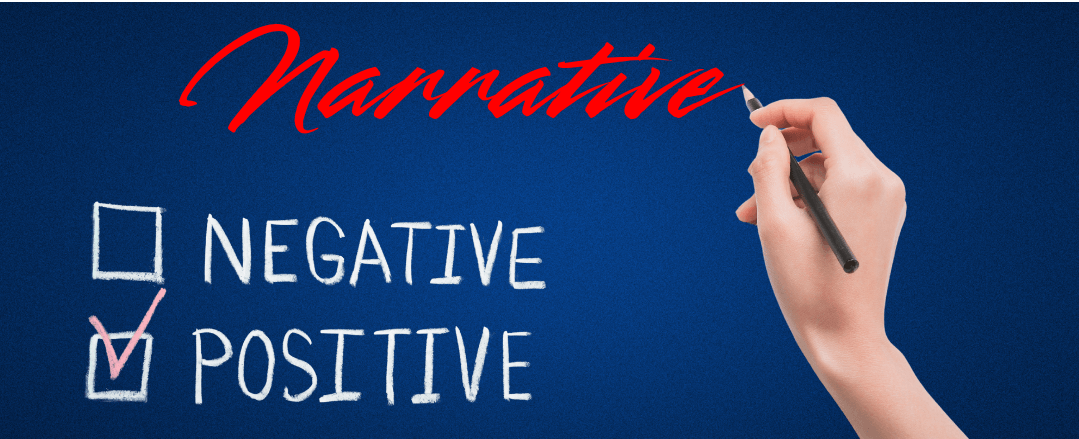 rewrite a positive narrative