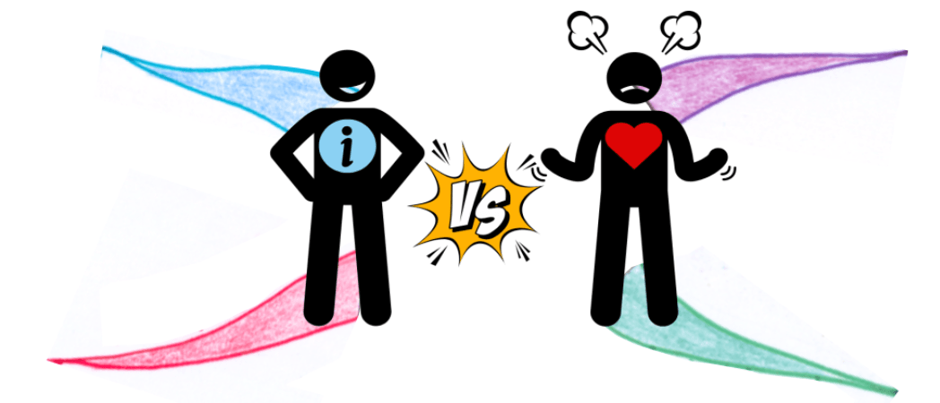 mini Mind Map feelings vs facts