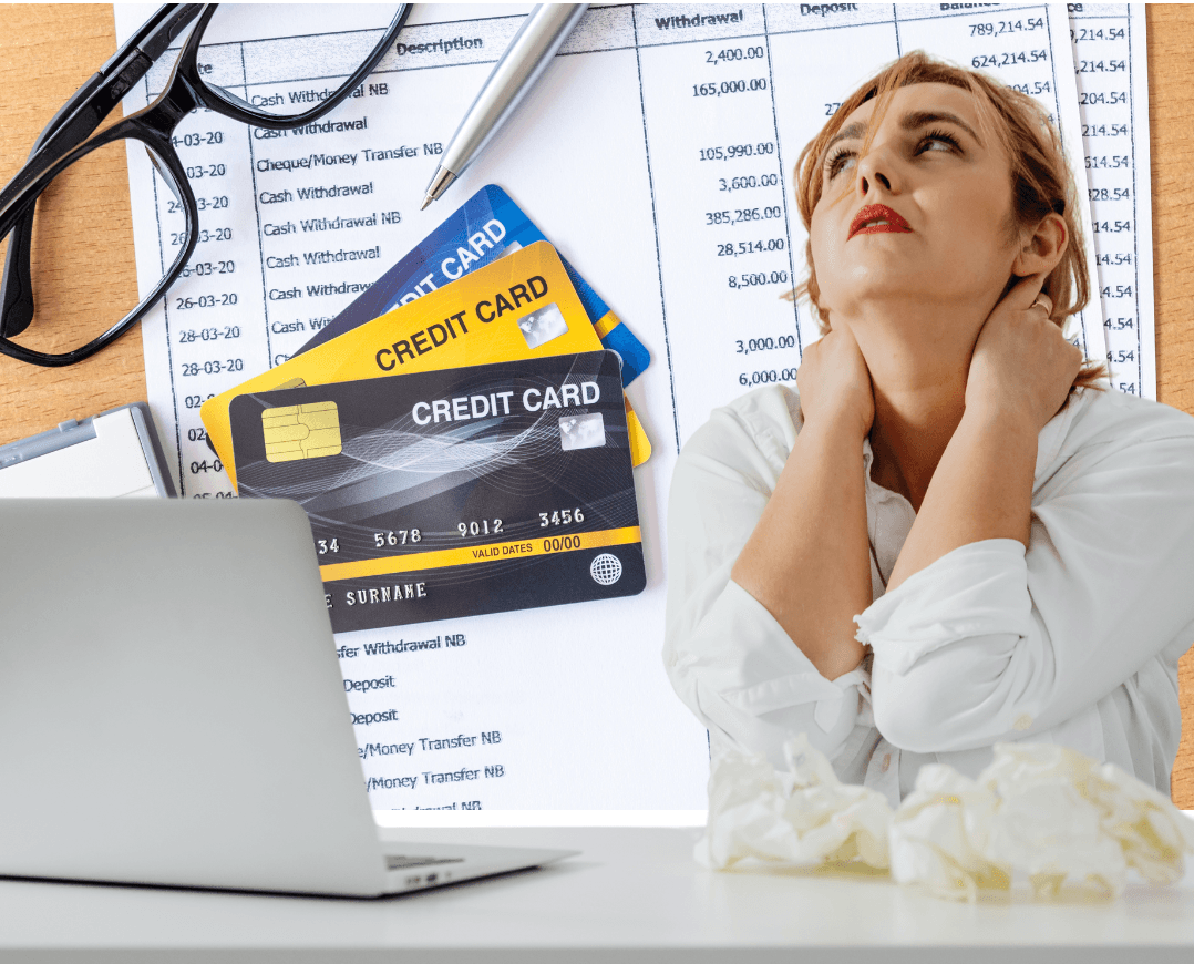 woman baffled by finances