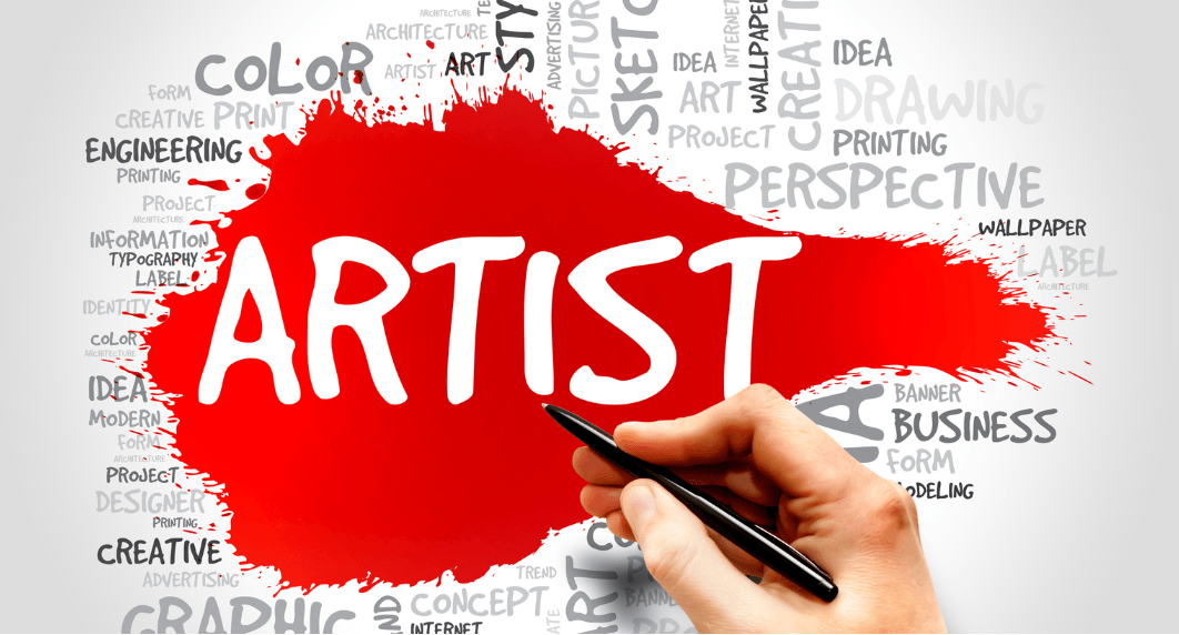 Artist word cloud