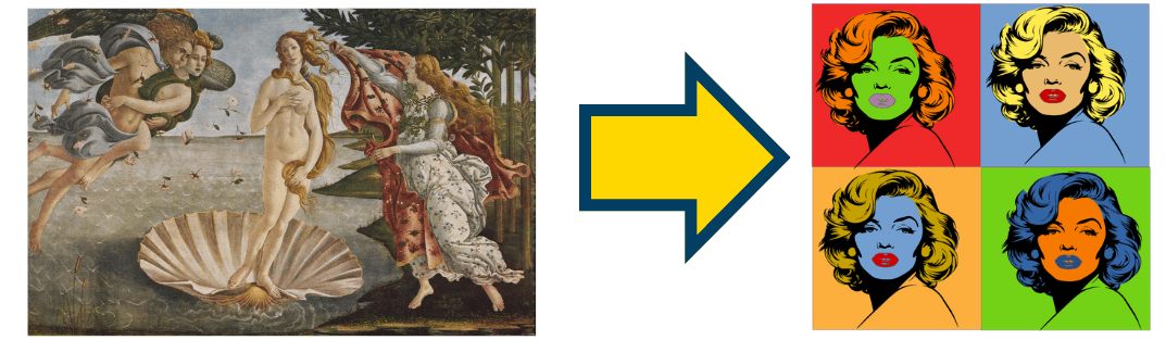 Birth of Venus to Pop Art