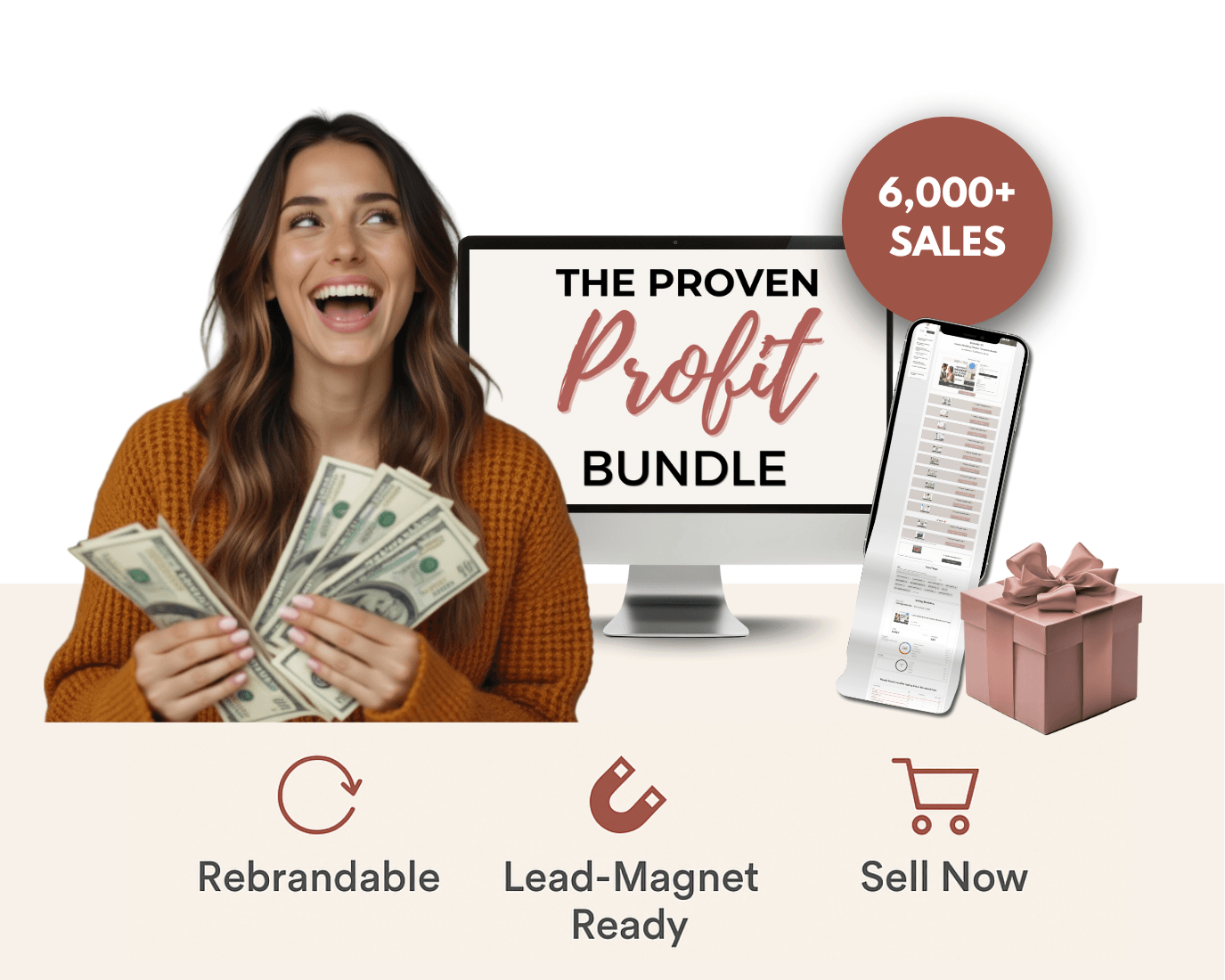 Digital product ideas including planners, journals, trackers, cards, to resell as your own