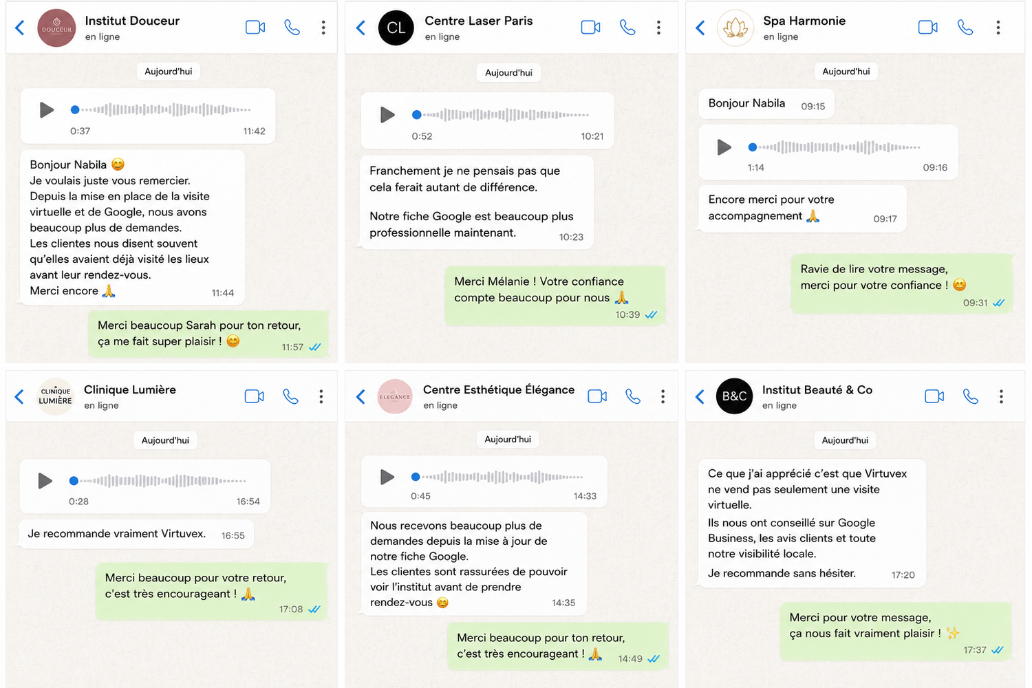 Témoignages clients Virtuvex