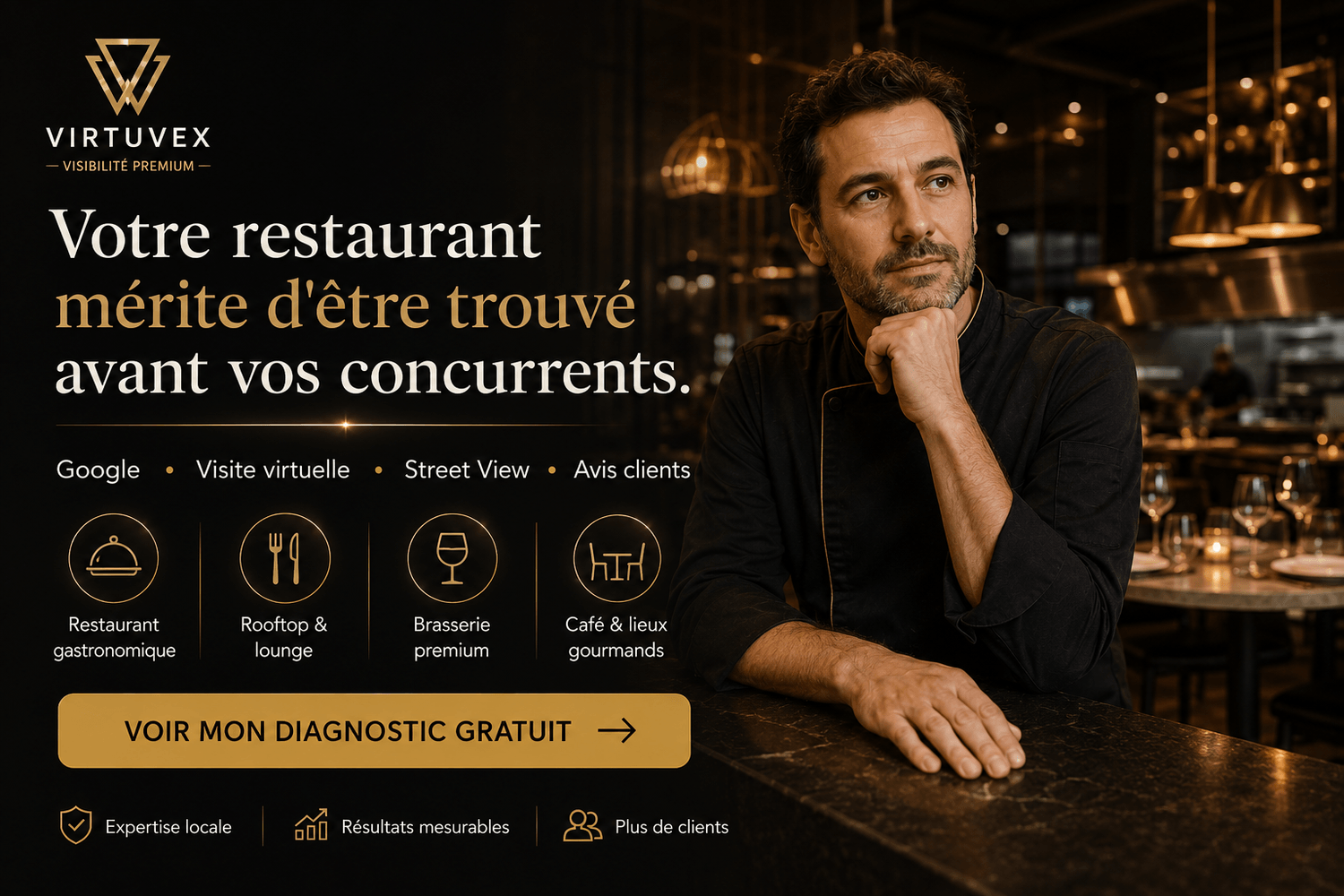Votre restaurant face à la concurrence sur Google