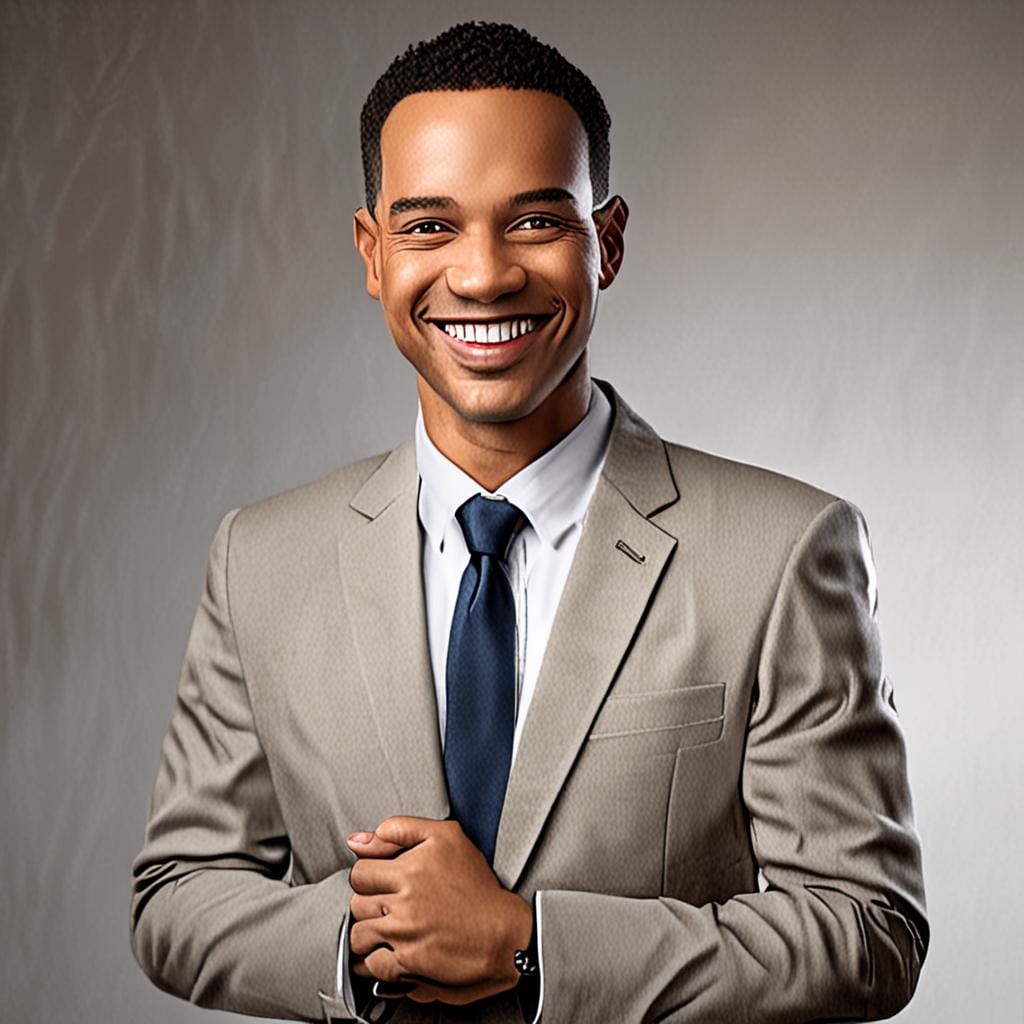 smiling man portrait