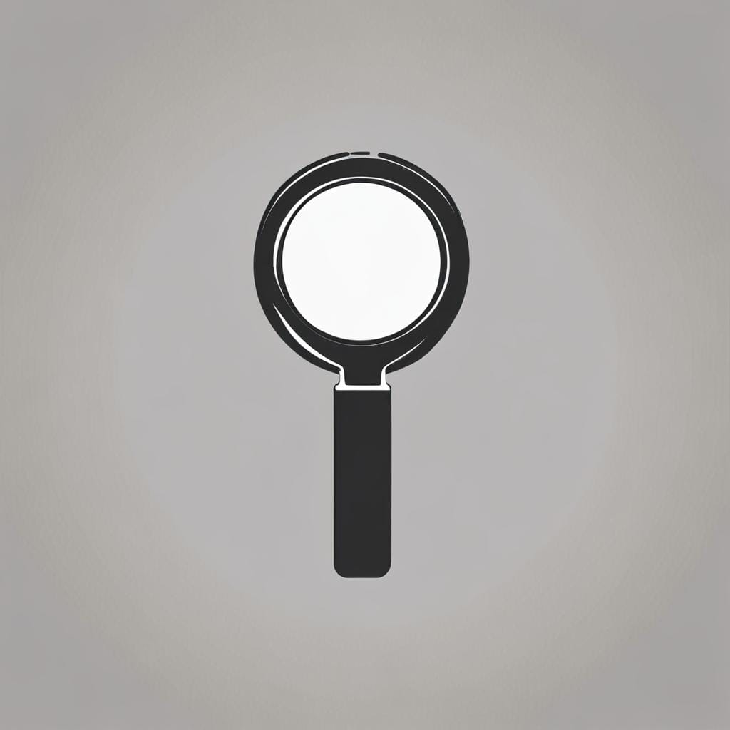 magnifying glass bubbles
