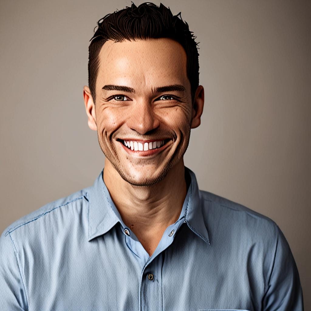 smiling man portrait