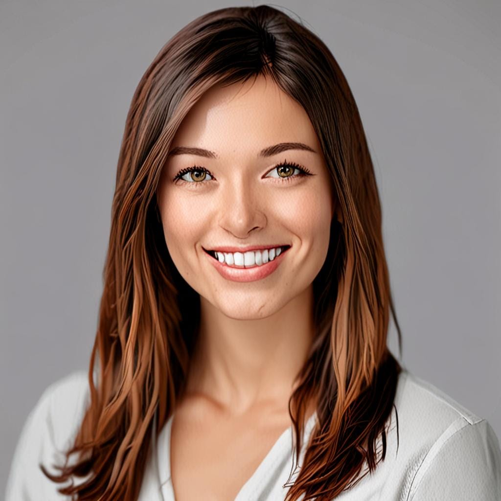 smiling woman portrait