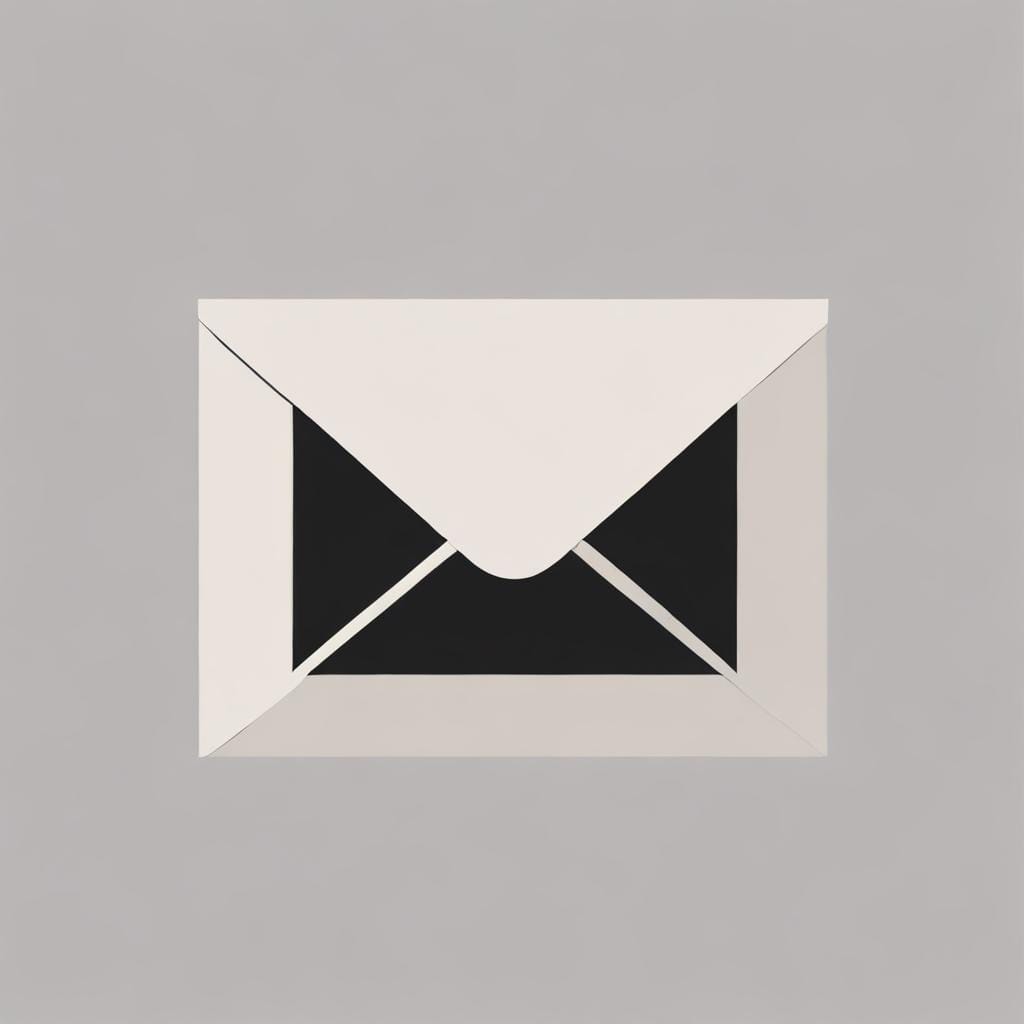 envelope, contact card