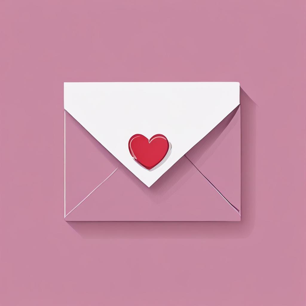 envelope, heart