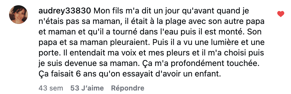 Capture commentaire @audrey33830 - 53 likes