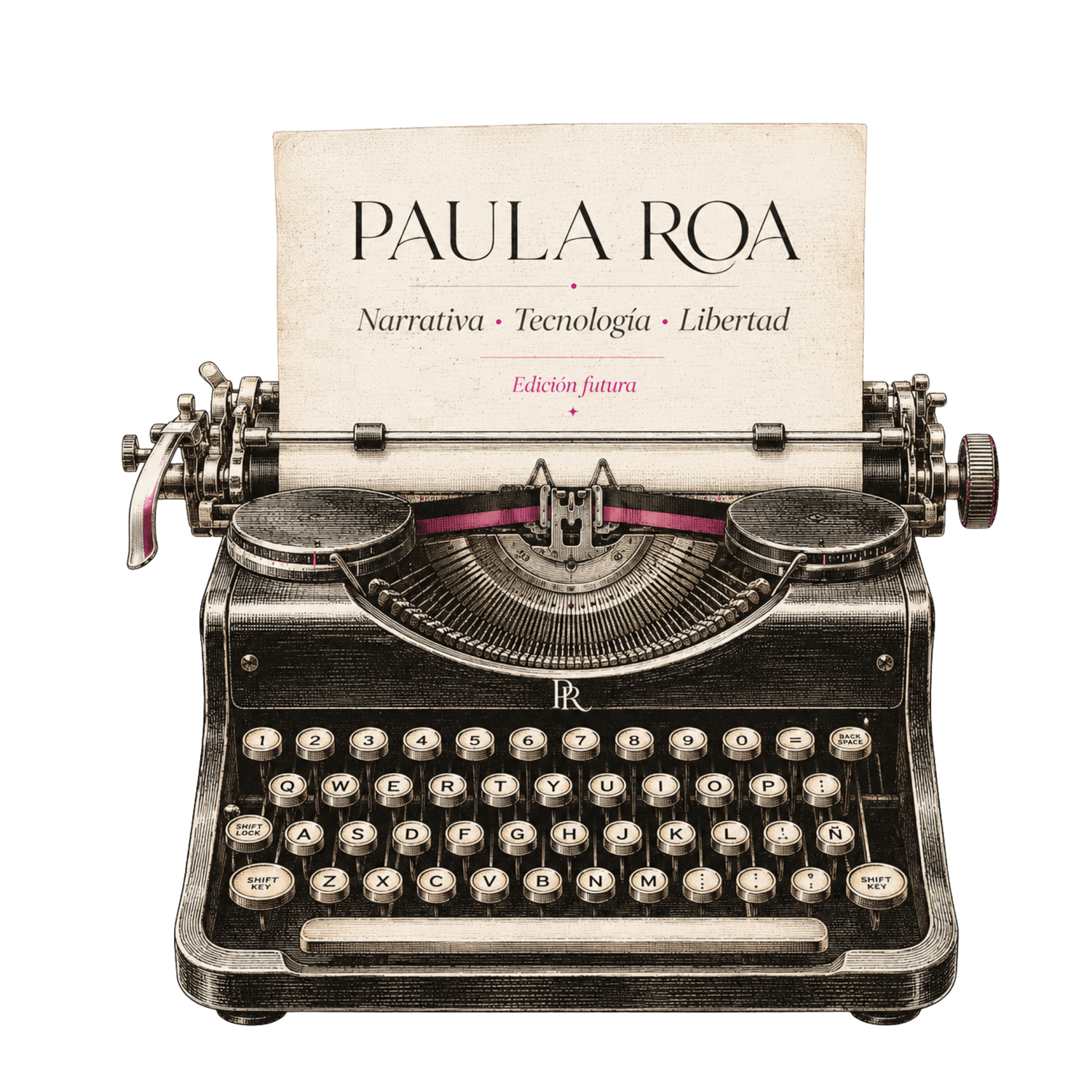 Máquina de escribir Paula Roa