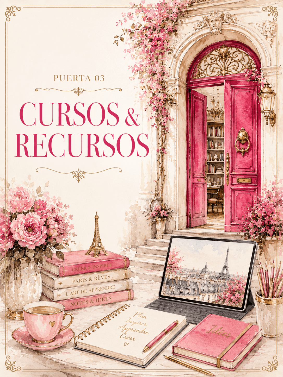 Puerta de entrada a Cursos y Recursos de Paula Roa