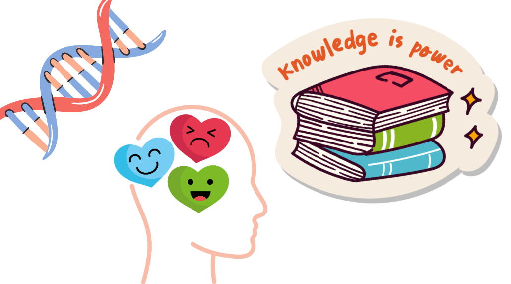 A green paper background with a rip in it, under the rip it says the words 'deepen understanding' on a white background with black text.