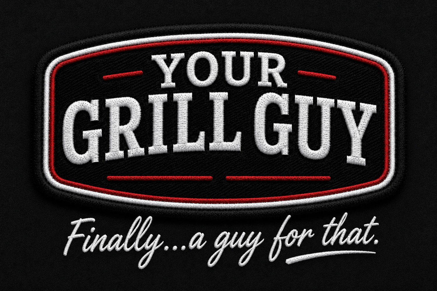 Your Grill Guy Logo - Finally a Guy for That...