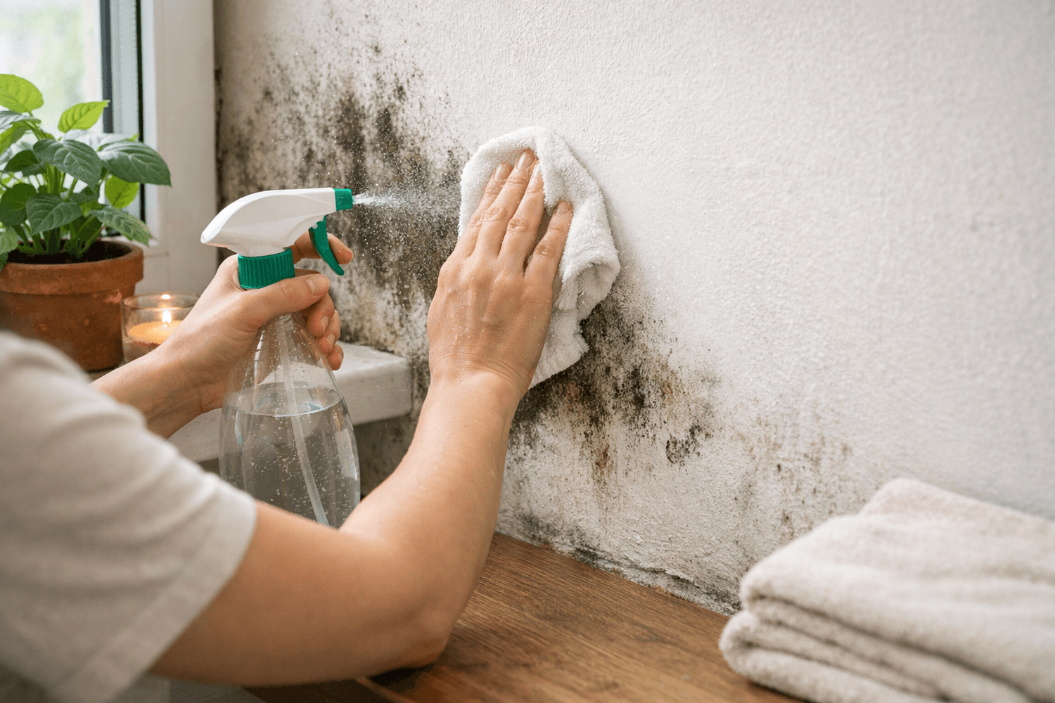 Como remover bolores de forma natural