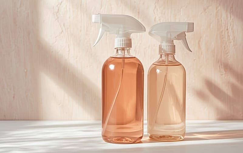 natural cleaning spray glass bottles