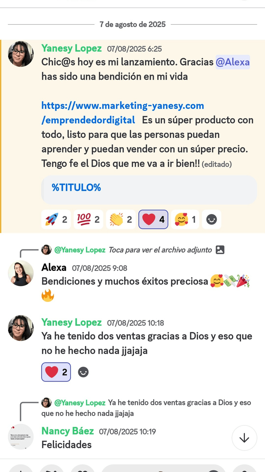 Testimonio Yanesi