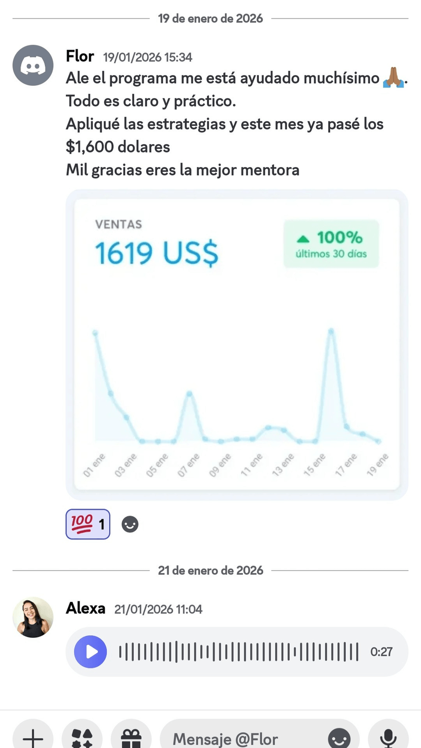 Testimonio Flor