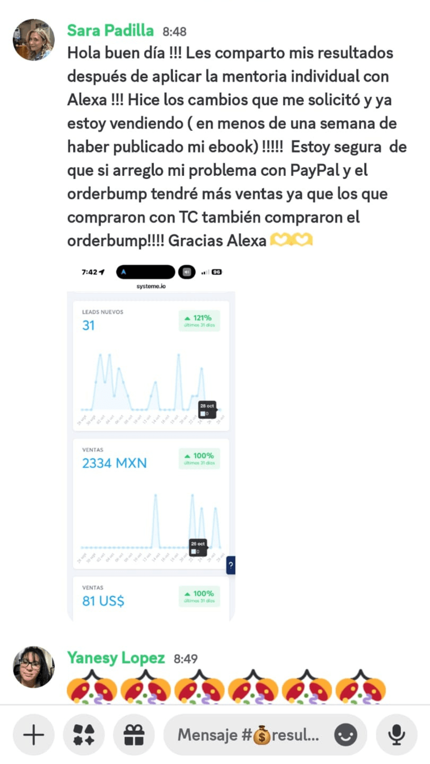 Testimonio Sara