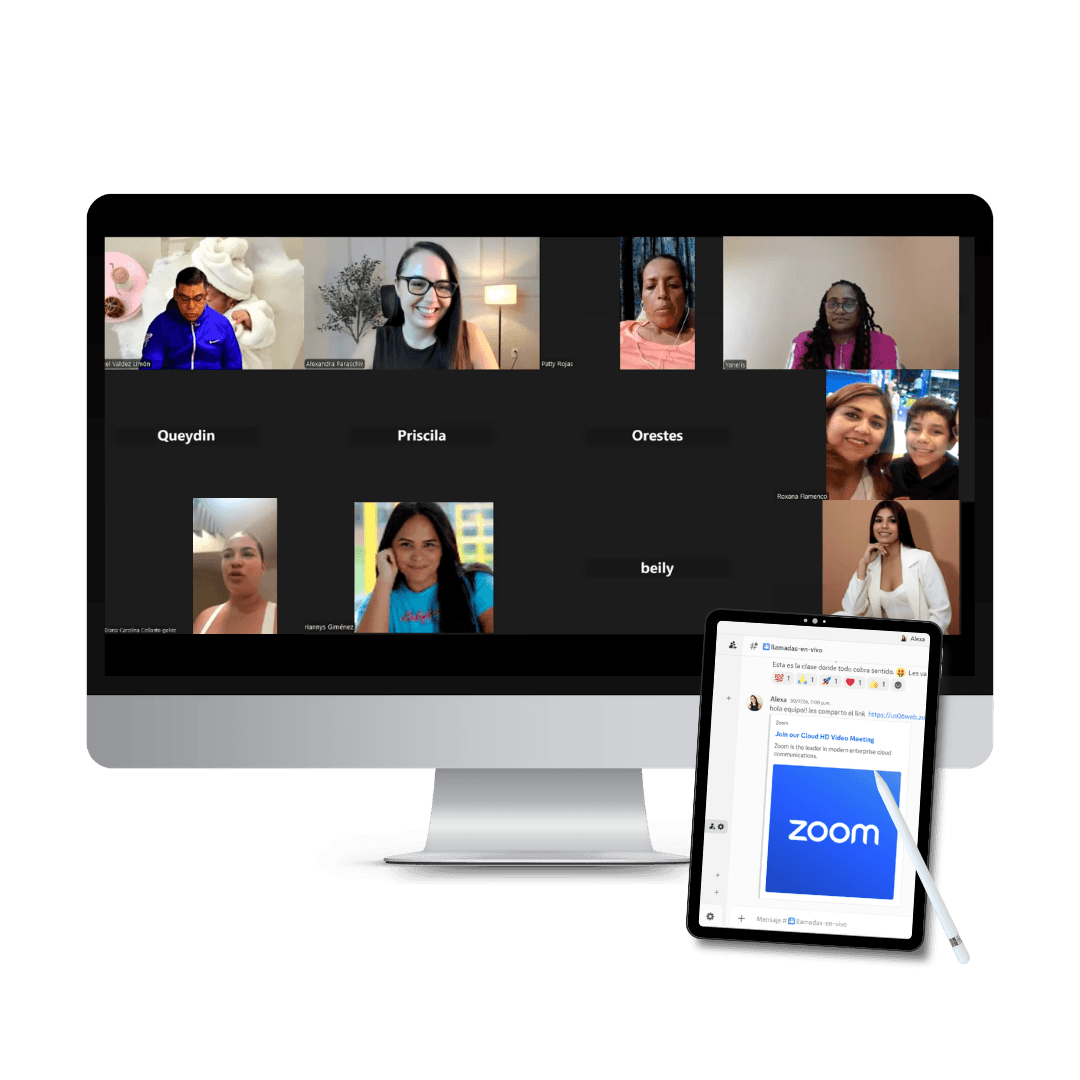 Coaching grupal en vivo de AlÉxito Digital
