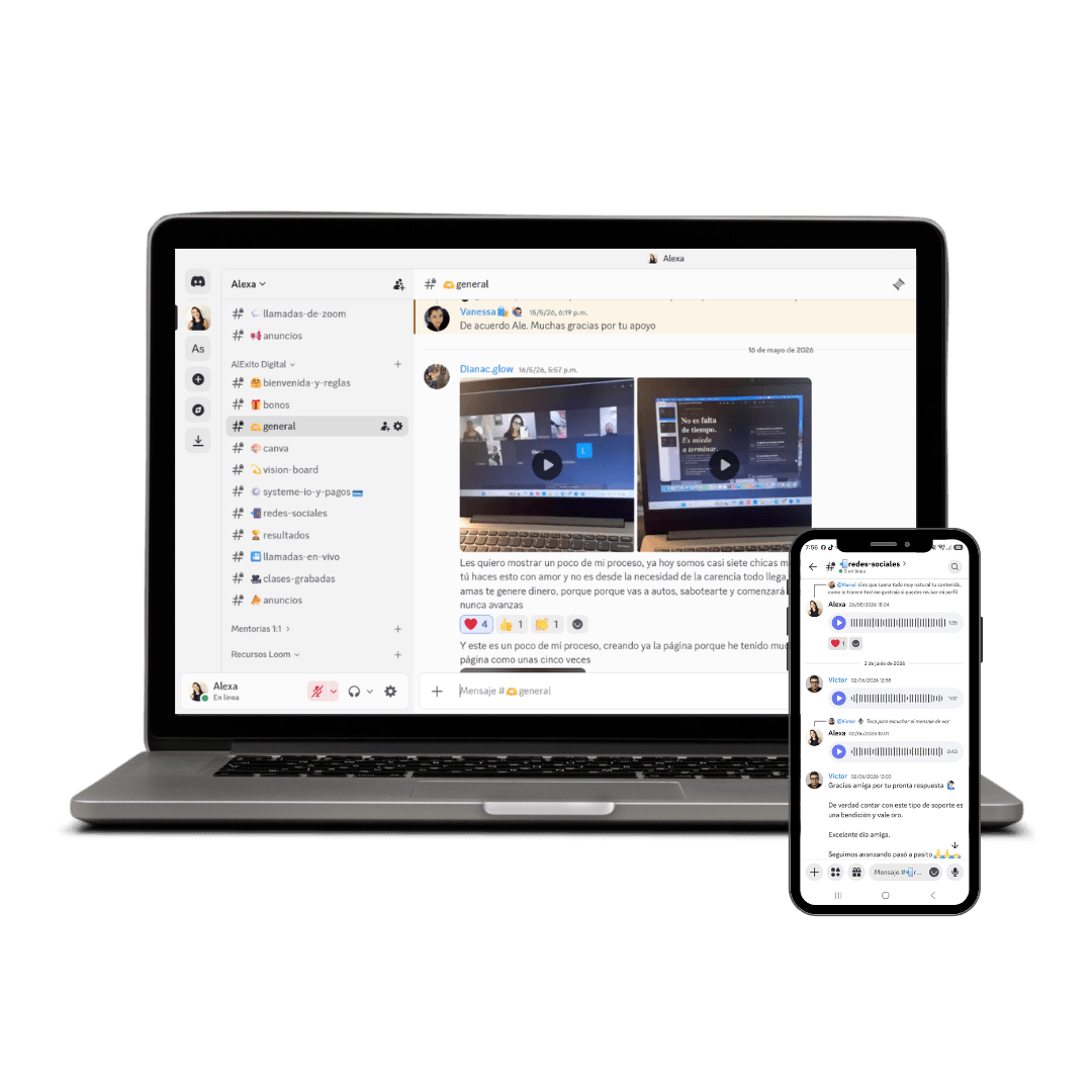 Comunidad privada de AlÉxito Digital en Discord