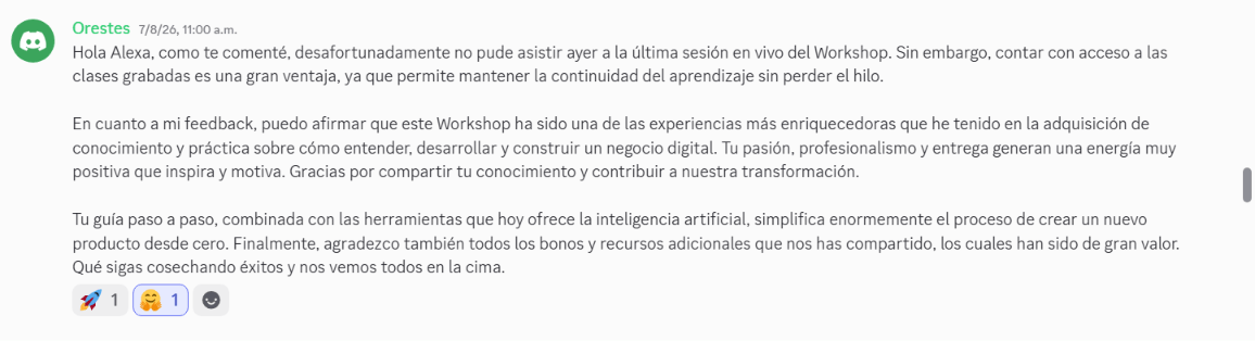 Testimonio de Orestes