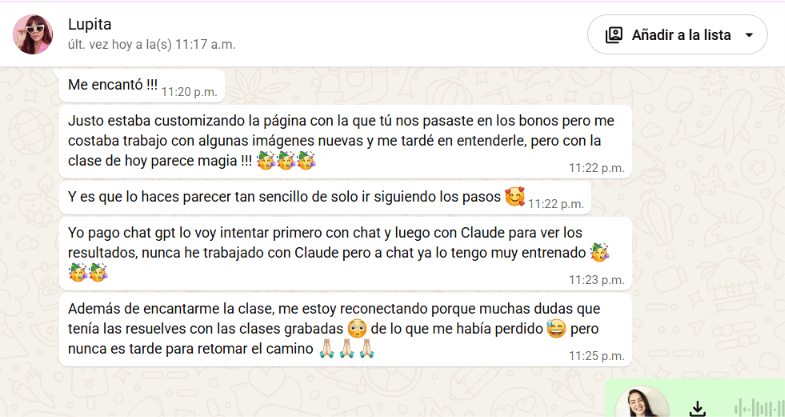 Testimonio de Lupita