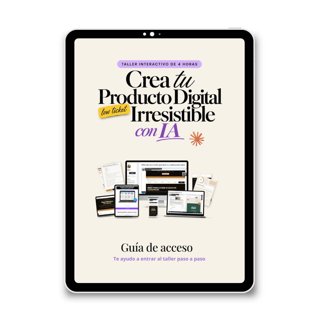 Guía de acceso a Tu Producto Digital con IA
