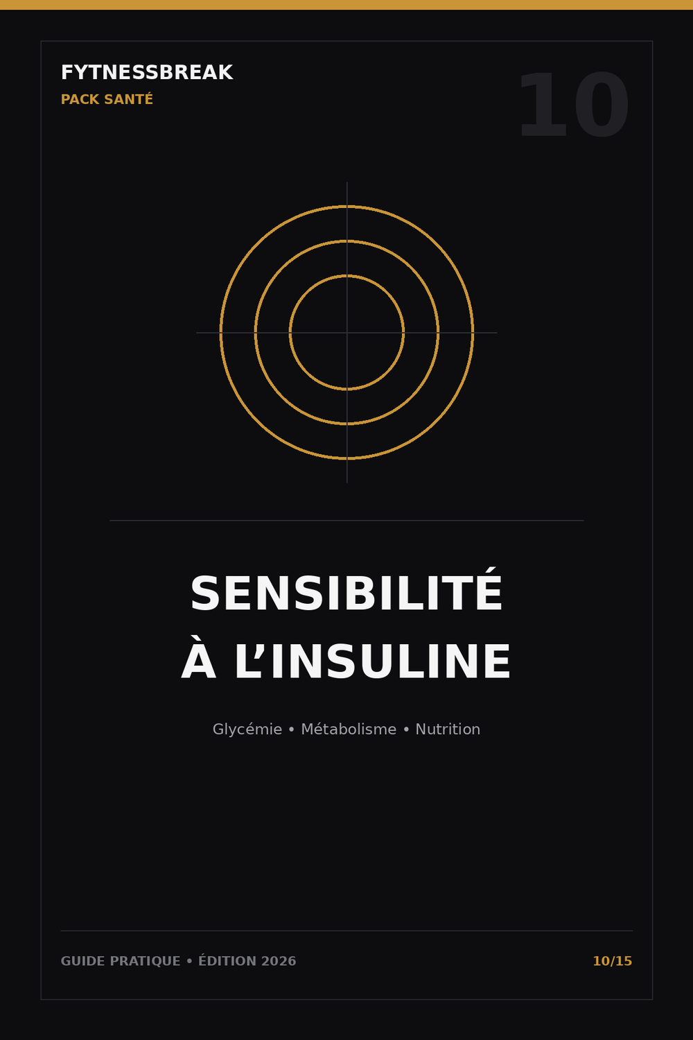Guide Sensibilité à l'insuline
