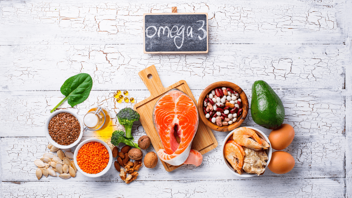 Sources alimentaires d'oméga-3 : saumon, noix, graines de lin et huile de colza
